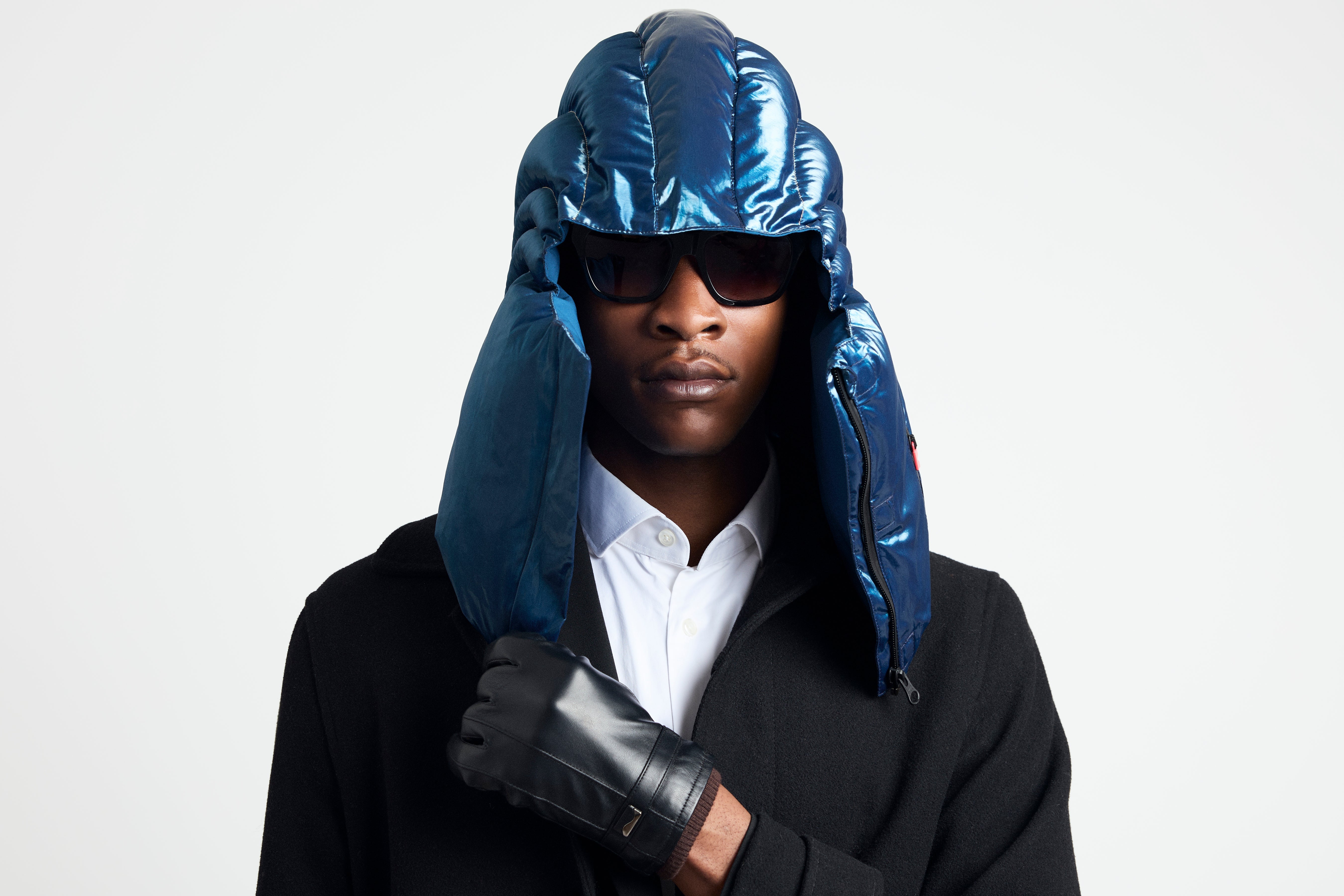 Capuche - Anonyme Bleu-KAPUSH - capuche amovible matelassée