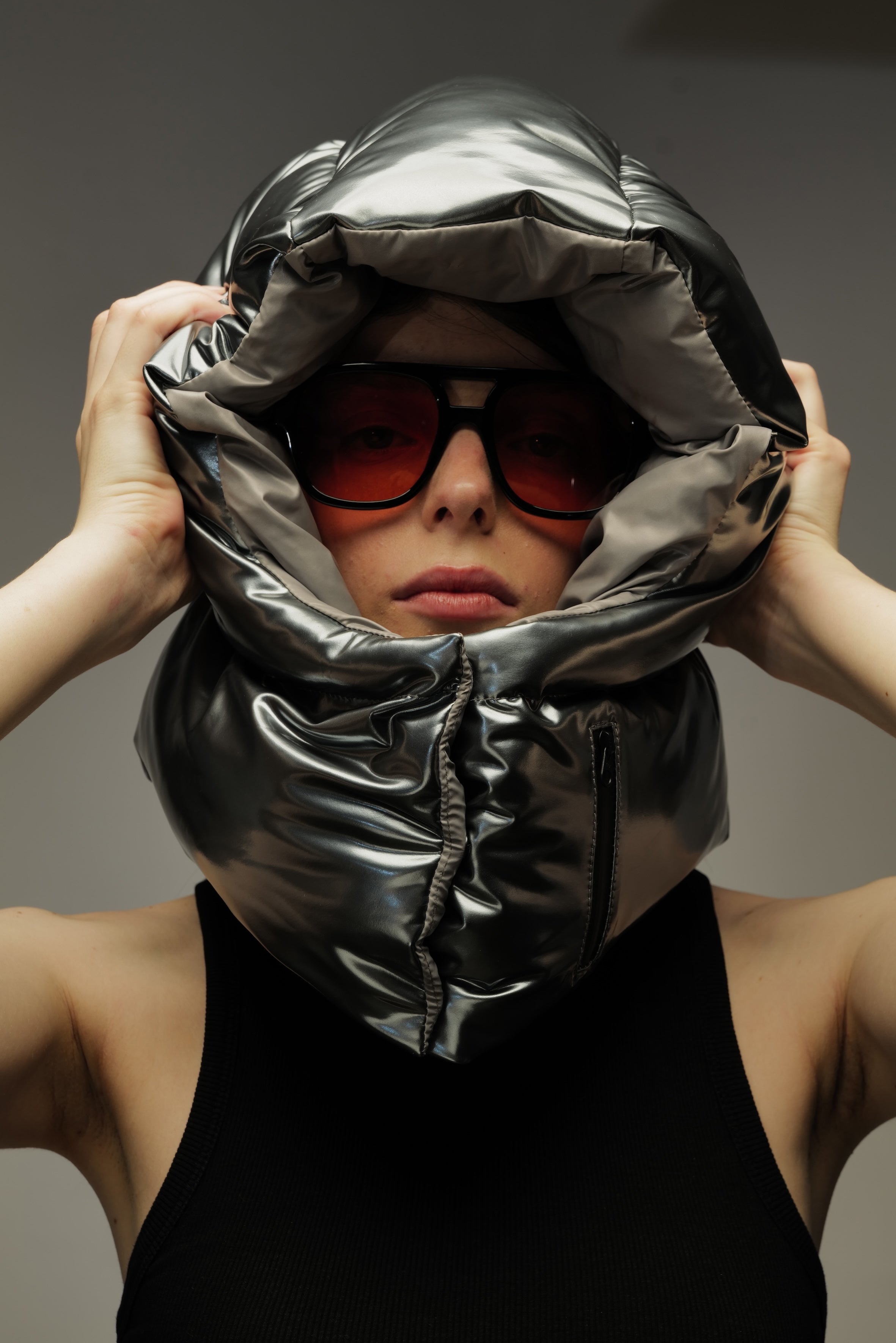 Capuche - IKONIC SILVER-KAPUSH - capuche amovible matelassée