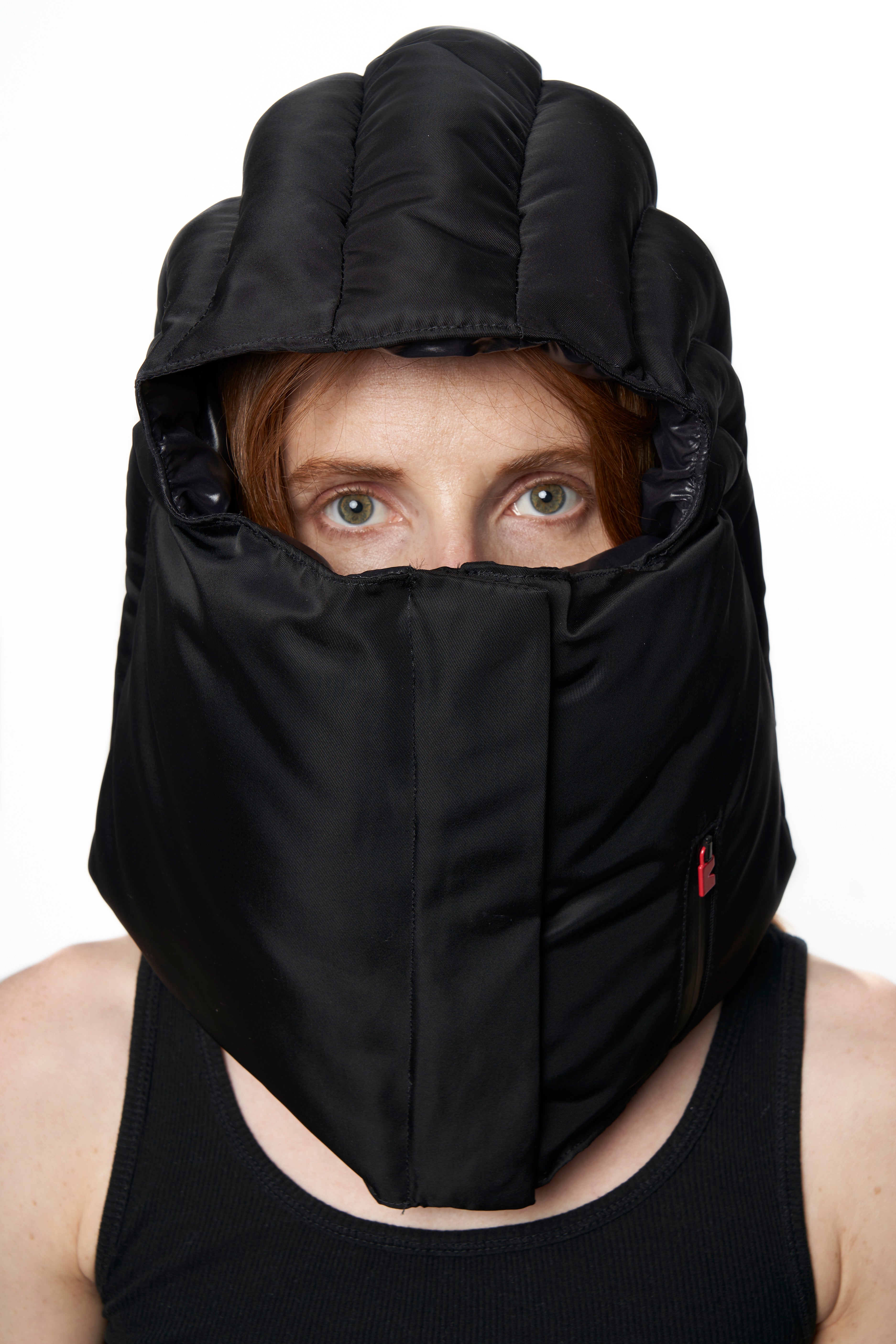 Capuche - Anonyme noir-KAPUSH - capuche amovible matelassée
