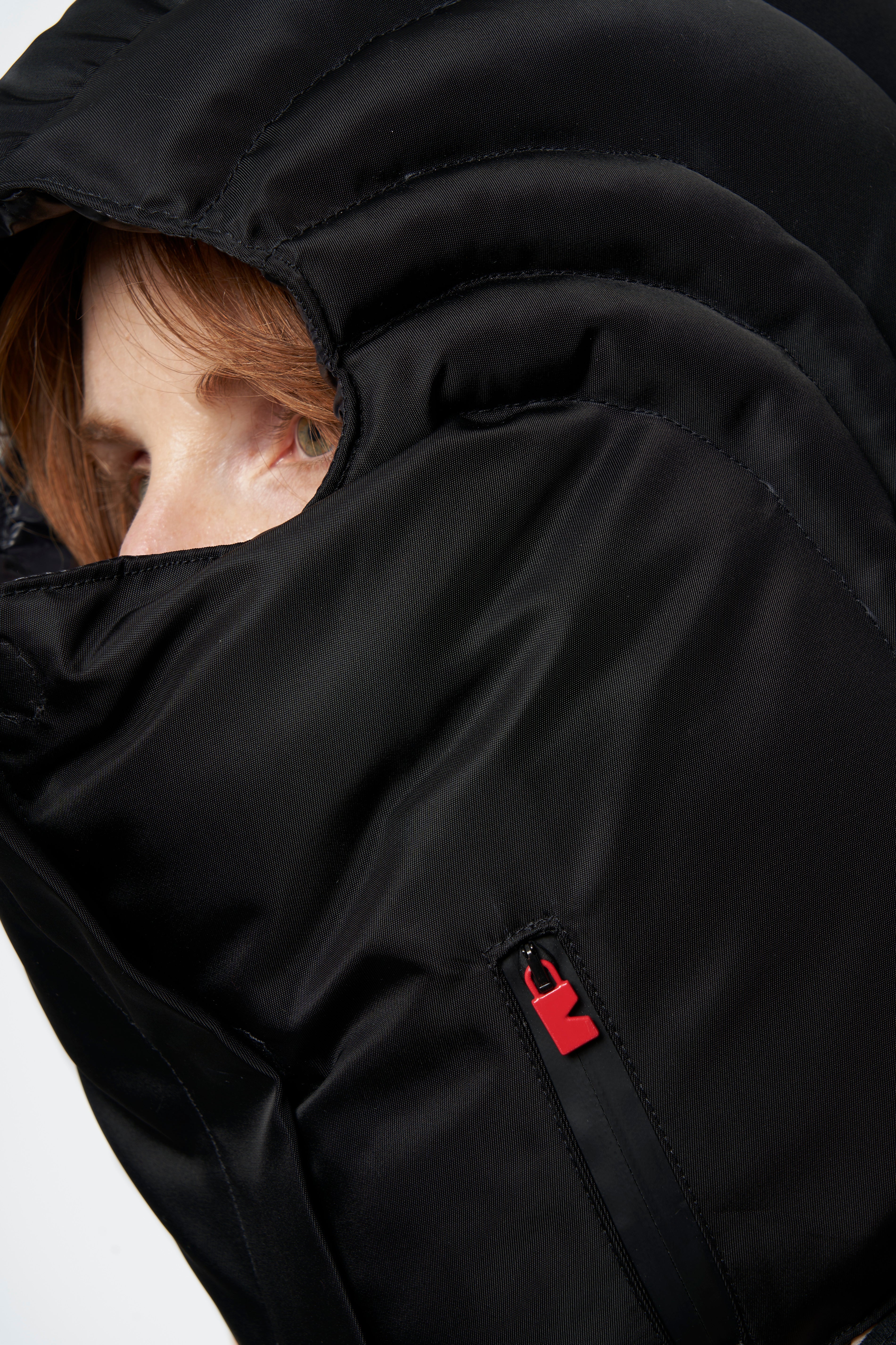 Capuche - Anonyme noir-KAPUSH - capuche amovible matelassée