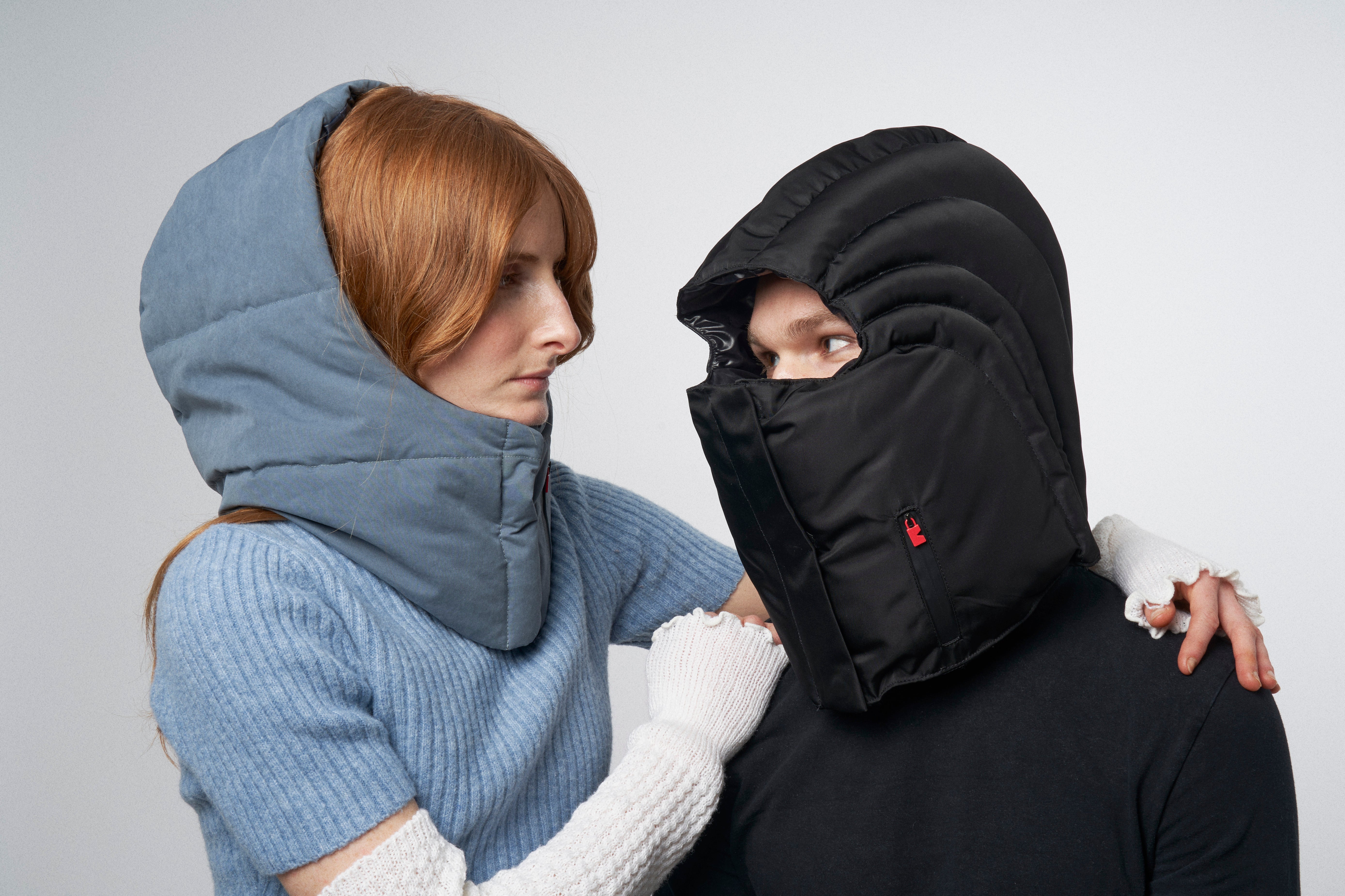 Capuche - Anonyme noir-KAPUSH - capuche amovible matelassée