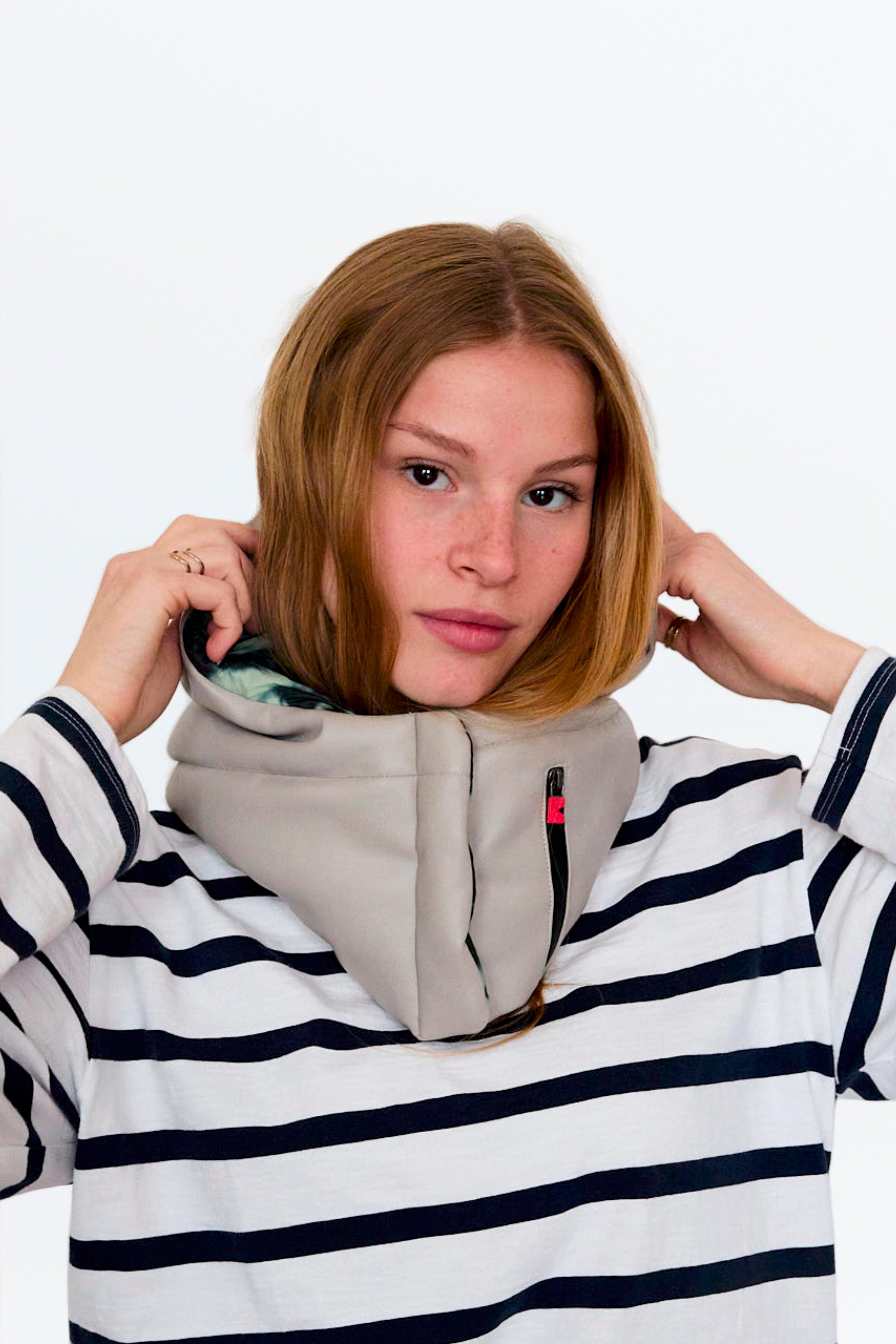 Capuche - K City Smart Taupe-KAPUSH - capuche amovible matelassée