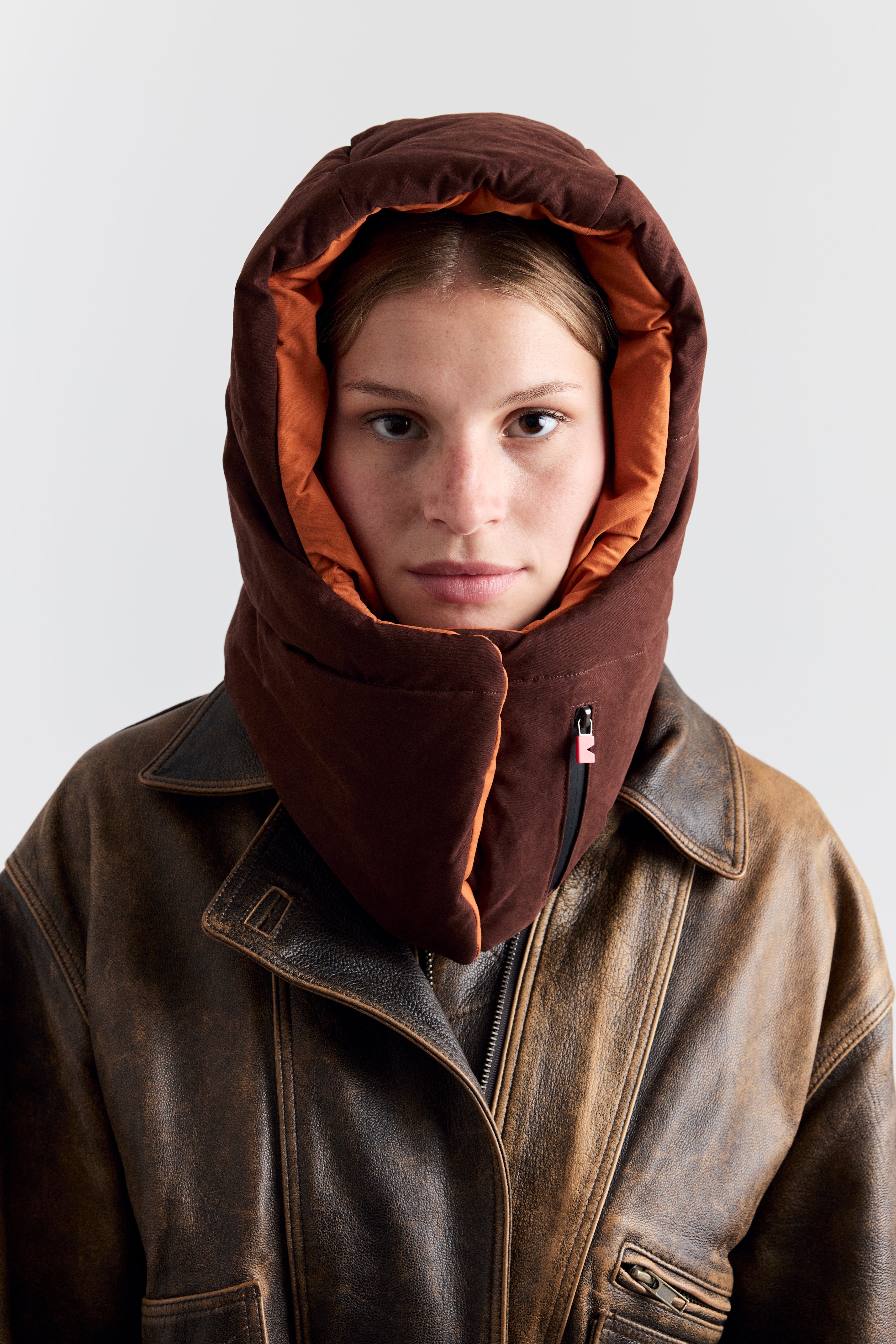 Capuche - K Easy Brown-KAPUSH - capuche amovible matelassée