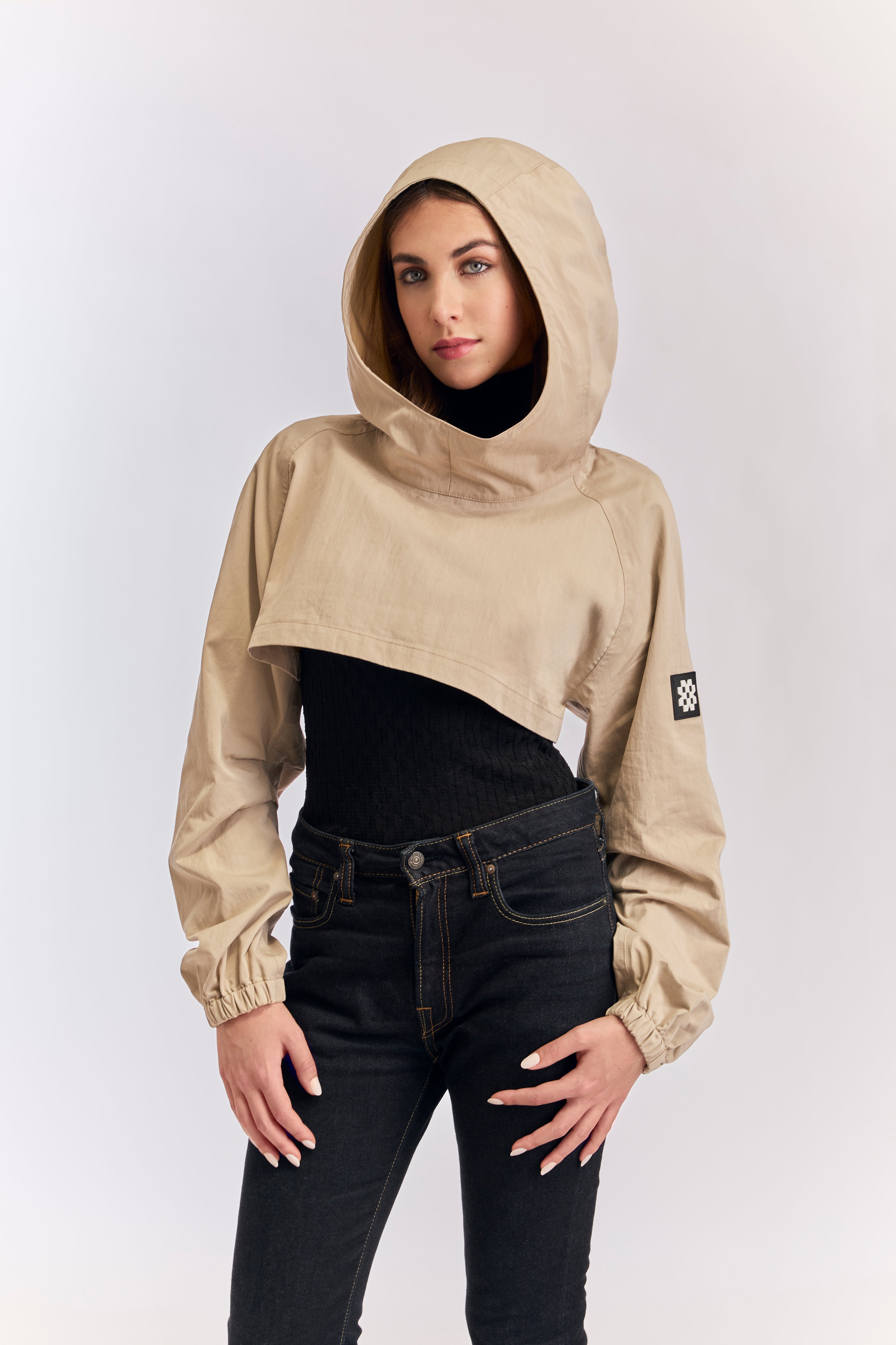 Capuche crop top - Cool K-KAPUSH - capuche amovible matelassée
